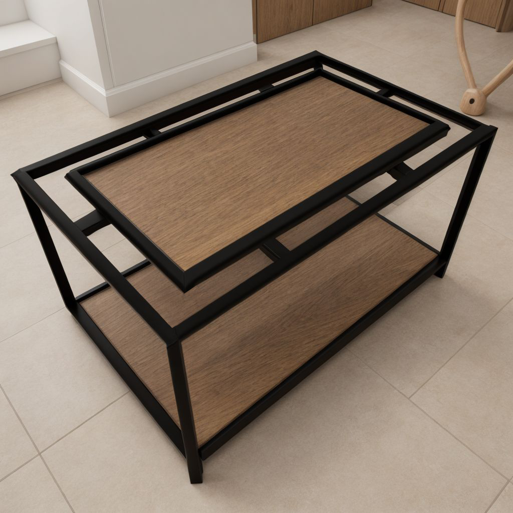 Dikdörtgen Ortasehpa 60x100x50 cm